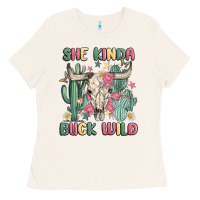 Bone she kinda buck wild Ladies Tee - MaliasSmallBusiness