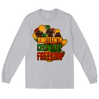 Moon Dust juneteenth celebrate freedom Long Sleeve Tee - NancyCooperArtShop