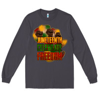 Smoke juneteenth celebrate freedom Long Sleeve Tee - NancyCooperArtShop
