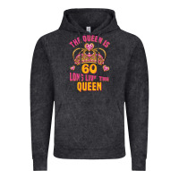 Vintage Black the queen is 60 long live the queen Vintage Hoodie - Jasminsmagicworld
