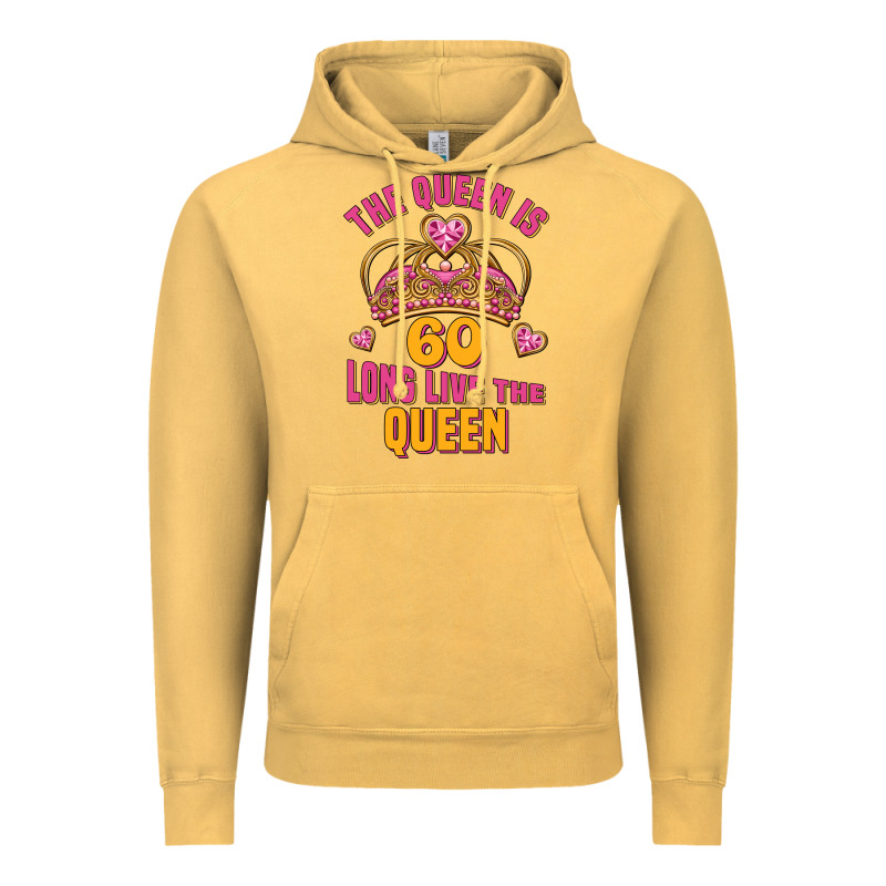 The Queen Is 60 Long Live The Queen Vintage Hoodie by Jasminsmagicworld | Teevron