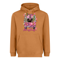 Meerkat Pink Christmas Truck Gnome Heavyweight Hoodie - FaDigitalArtStudio