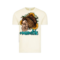 Vintage Arctic momlife skull with bandana Vintage Tee - Jasminsmagicworld