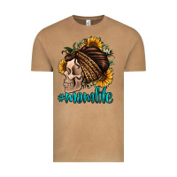 Vintage Camel momlife skull with bandana Vintage Tee - Jasminsmagicworld