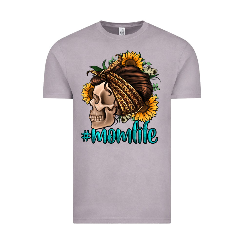 Momlife Skull With Bandana Vintage Tee by Jasminsmagicworld | Teevron
