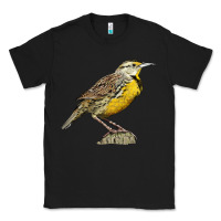 Black Western Meadowlark Classic Tee - LillyAllenDesigns