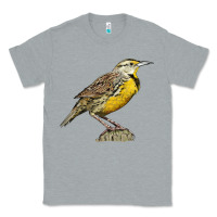 Heather Grey Western Meadowlark Classic Tee - LillyAllenDesigns