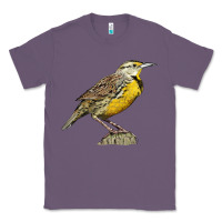 Lavender Western Meadowlark Classic Tee - LillyAllenDesigns