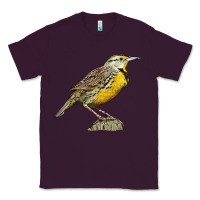 Plum Western Meadowlark Classic Tee - LillyAllenDesigns