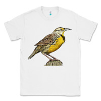 White Western Meadowlark Classic Tee - LillyAllenDesigns