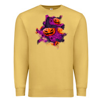 Antique Gold halloween pumpkin patch  3 Premium Sweatshirt - BundleAndBundleShop