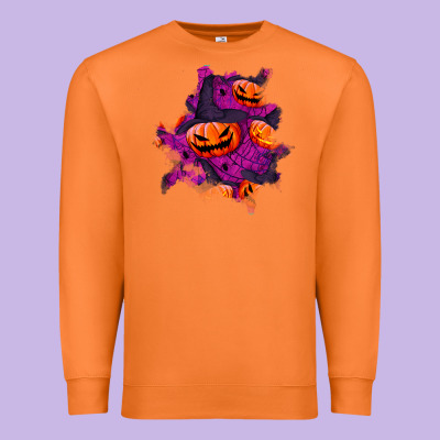 Halloween Pumpkin Patch  3 Premium Sweatshirt Designed By Bundleandbundleshop