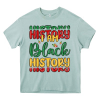 Arona i am black history Heavy Core Tee - MaliasSmallBusiness
