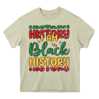 Mossy i am black history Heavy Core Tee - MaliasSmallBusiness