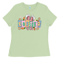 Matcha easter  rabbit Ladies Tee - MaliasSmallBusiness
