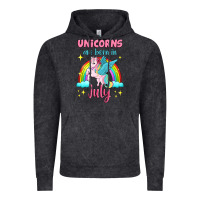 Vintage Black unicorns are born in july Vintage Hoodie - Jasminsmagicworld