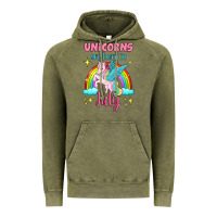 Vintage Olive unicorns are born in july Vintage Hoodie - Jasminsmagicworld
