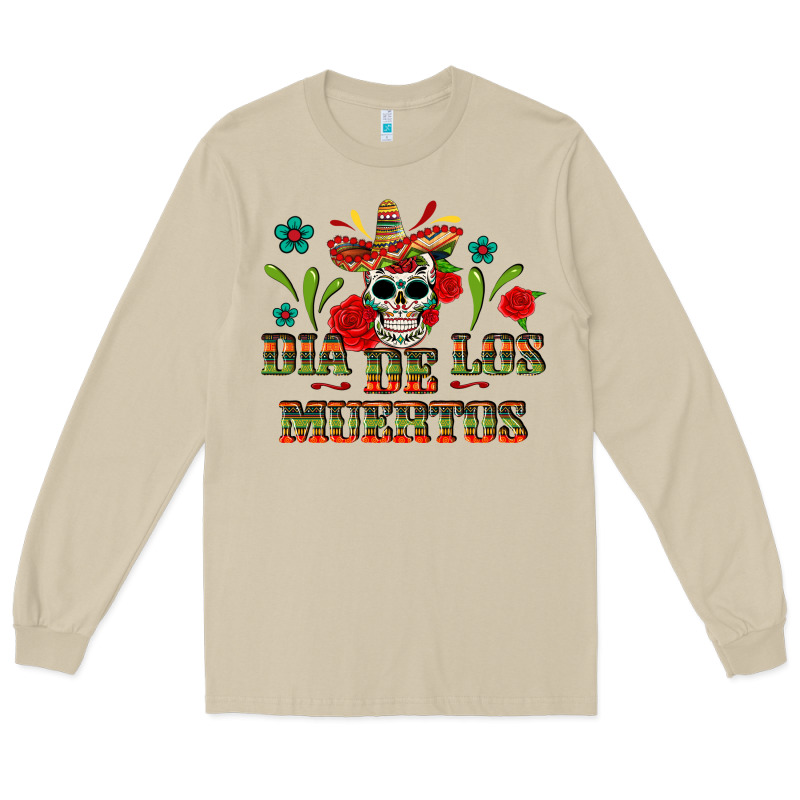 Dia De Los Muertos Long Sleeve Tee by texasbilliewilder | Teevron