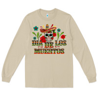 Mushroom Dia De Los Muertos Long Sleeve Tee - texasbilliewilder