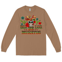 Toasted Coconut Dia De Los Muertos Long Sleeve Tee - texasbilliewilder