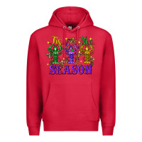 Cardinal Tis the season crawfish Mardi Gras Premium Hoodie - FaDigitalArtStudio