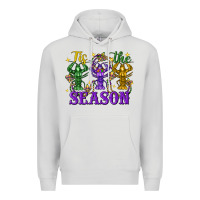 Dove Grey Tis the season crawfish Mardi Gras Premium Hoodie - FaDigitalArtStudio
