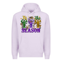 Lilac Tis the season crawfish Mardi Gras Premium Hoodie - FaDigitalArtStudio