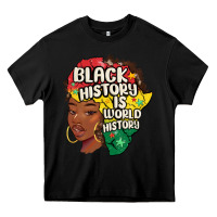 Black black history is world history Heavy Core Tee - MaliasSmallBusiness