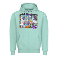 Seafoam Easter vibes Zipper Hoodie - OliviaCreatesArt