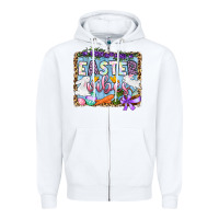 White Easter vibes Zipper Hoodie - OliviaCreatesArt