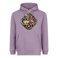 Lavender Aztec symbol rodeo Heavyweight Hoodie - FaDigitalArtStudio