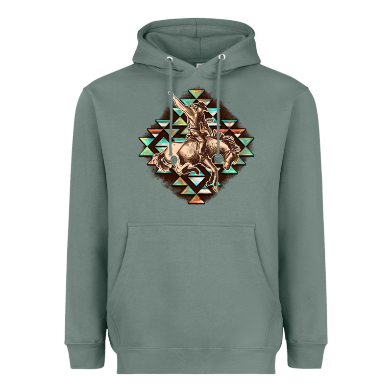 Aztec Symbol Rodeo Heavyweight Hoodie by FaDigitalArtStudio | Teevron