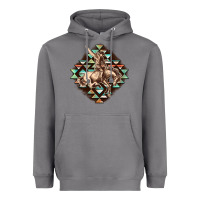 Storm Aztec symbol rodeo Heavyweight Hoodie - FaDigitalArtStudio