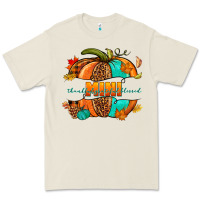 Bone Thankful grateful blessed mini pumpkin Premium Tee - NancyCooperArtShop