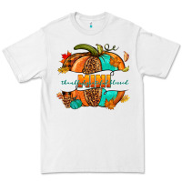White Thankful grateful blessed mini pumpkin Premium Tee - NancyCooperArtShop