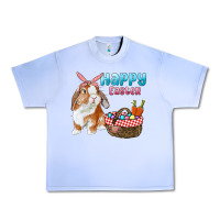 Grape Ice Happy Easter Bunny And Egg Basket Urban Heavy Tee - RanaPortraitStore