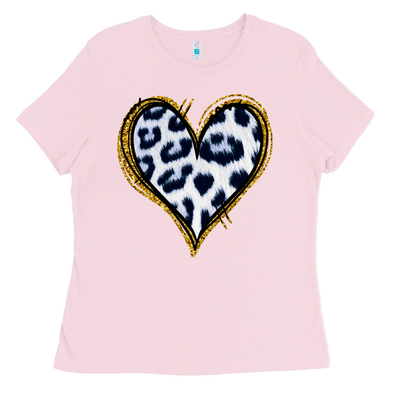 Dalmatians Heart Gold Glitter Ladies Tee by Jasminsmagicworld | Teevron