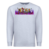 Heather Grey halloween mama libbey glass Premium Sweatshirt - BundleAndBundleShop