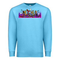 Ocean Blue halloween mama libbey glass Premium Sweatshirt - BundleAndBundleShop