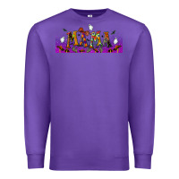 Purple halloween mama libbey glass Premium Sweatshirt - BundleAndBundleShop