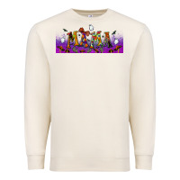 Sandshell halloween mama libbey glass Premium Sweatshirt - BundleAndBundleShop