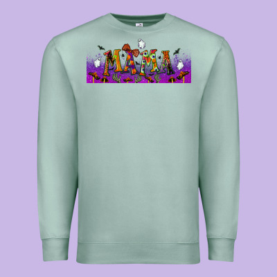 Halloween Mama Libbey Glass Premium Sweatshirt Designed By Bundleandbundleshop