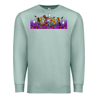 Seafoam halloween mama libbey glass Premium Sweatshirt - BundleAndBundleShop