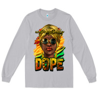 Moon Dust unapologetically dope afro Long Sleeve Tee - NancyCooperArtShop