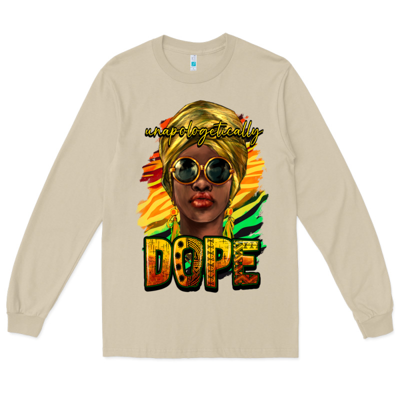 Unapologetically Dope Afro Long Sleeve Tee by NancyCooperArtShop | Teevron