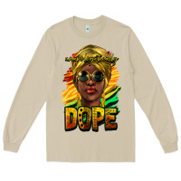 Mushroom unapologetically dope afro Long Sleeve Tee - NancyCooperArtShop