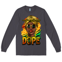 Smoke unapologetically dope afro Long Sleeve Tee - NancyCooperArtShop