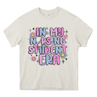 Cream in my nursing student era Heavy Core Tee - MaliasSmallBusiness