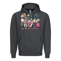 Smoke Easter Day A lot can happen in three days Zipper Hoodie - OliviaCreatesArt