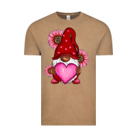 Vintage Coffee Valentine's Day afro gnome Vintage Tee - RanaPortraitStore